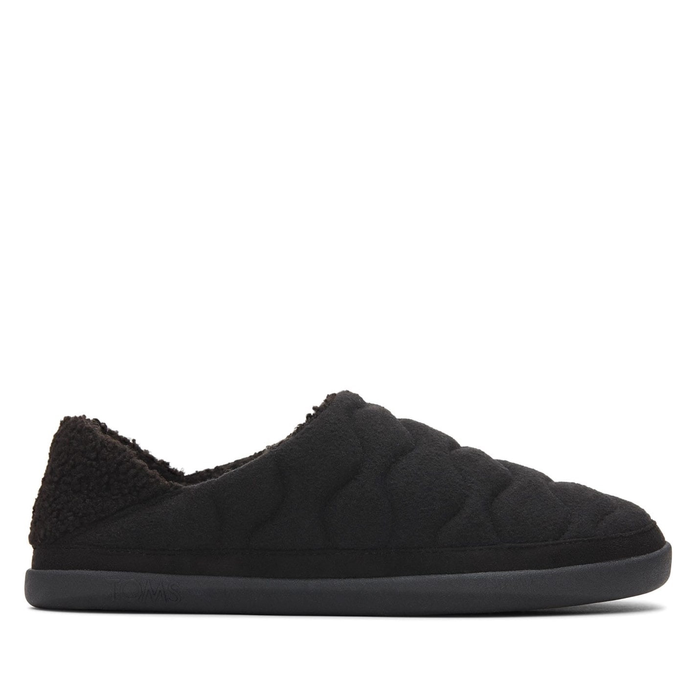 TOMS Ezra mens quilted cozy black slippers Size 12 Toms Ezra Quilted Slippers | USC main image 3