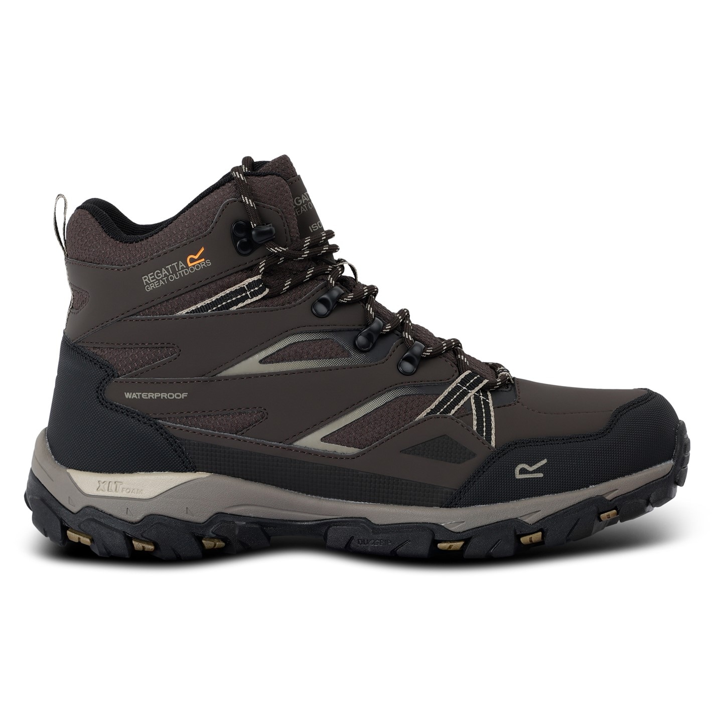 Regatta Holcombe III - Scarpe Da Trekking Basse Donna. Impermeabili E Traspiranti Con Tecnologia Hydropel. Tomaia In Finto Nabuk E Suola In Gomma.