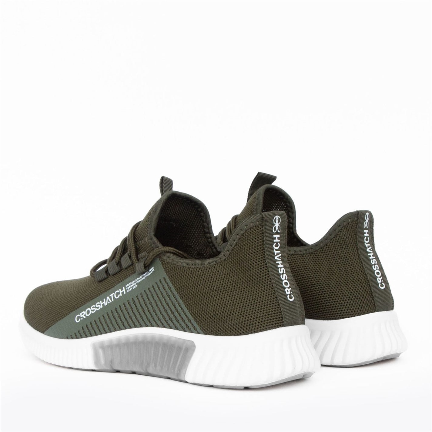 Scarpe Sportive Uomo Crosshatch Nimbus, Colore Nero, Taglia 43 EU, Chiusura Con Lacci, Tomaia In Nylon, Suola Bicolore, Leggere E Comode, Con Soletta Imbottita