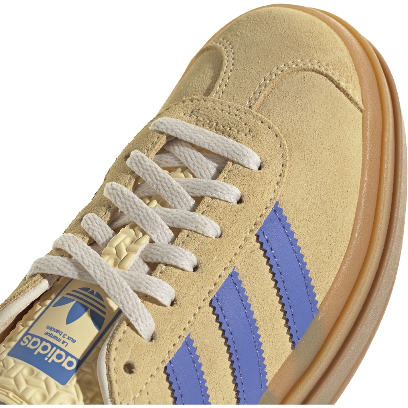 adidas gazelle silver green womens Adidas Shoes - White Platform Gazelle Sneakers main image 1