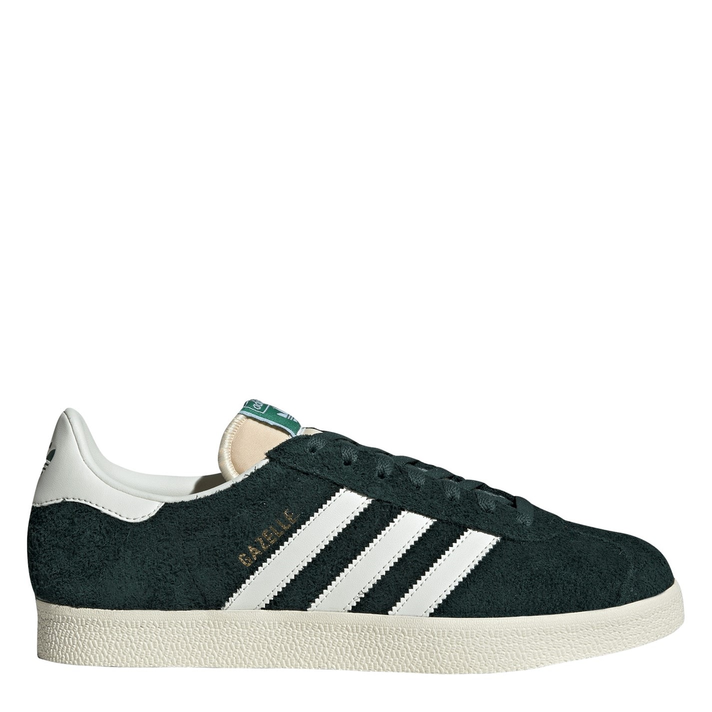 adidas gazelle silver green womens Adidas Gazelle Trainers Semi Green Spark Solar Orange Gum Size 7 – Bend The  Trend By Marwa main image 0