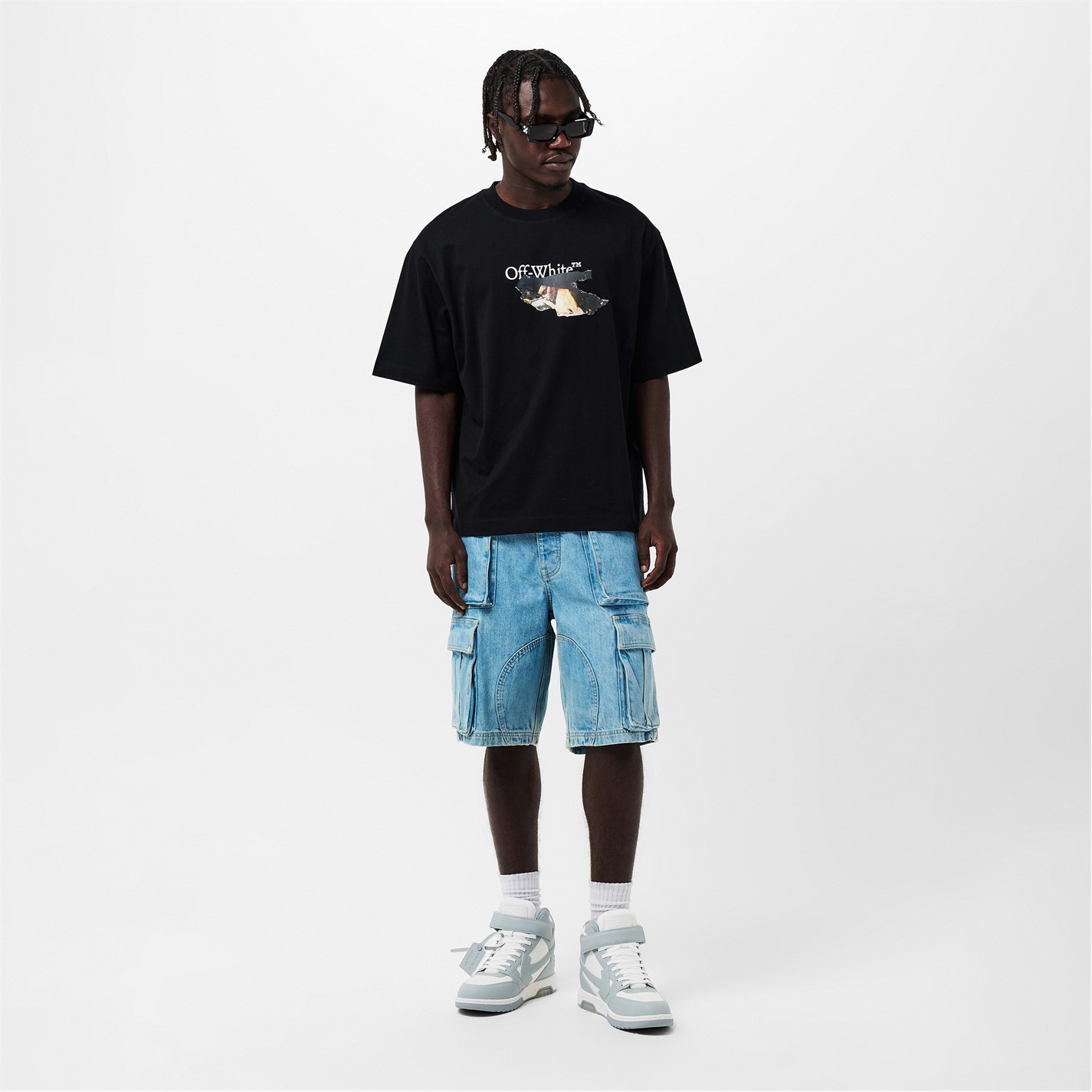 OFF WHITE Men's Out Of Office High Top Retro Sneakers