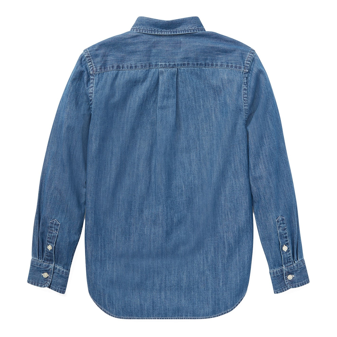 Polo Ralph Lauren | Kids' Long Sleeve Plain Shirt | Dk Blue