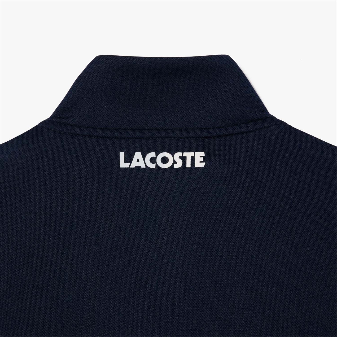 Lacoste Zip-Up Stretch Interlock Tennis Sweatshirt | SportsDirect