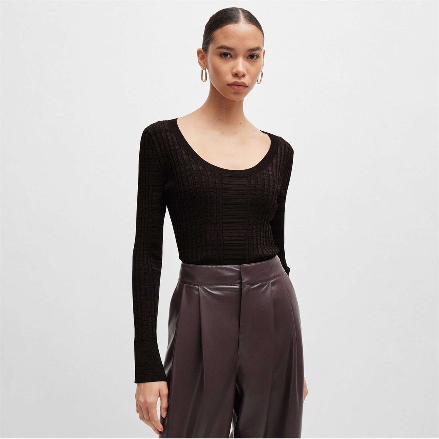 Boss - Woman - Brown - Sweater main image 1