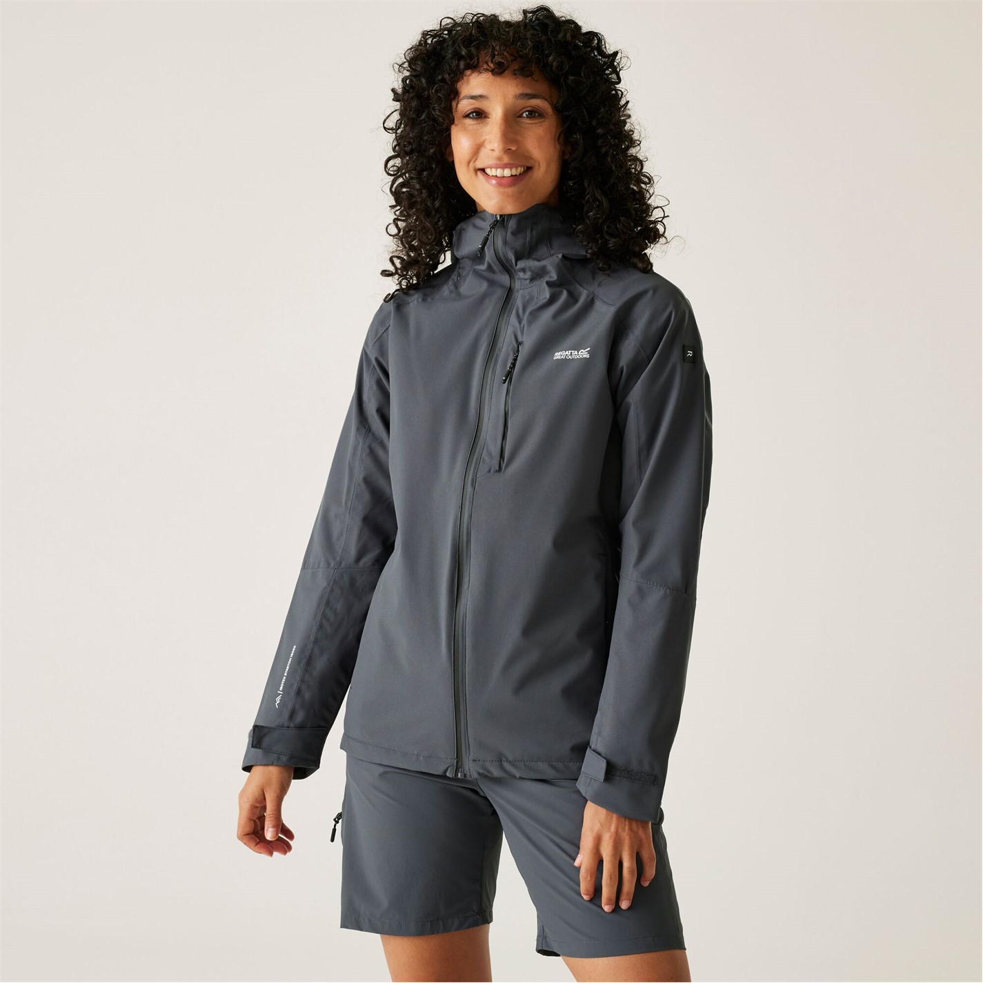 Regatta Uomo Giacca Impermeabile Birchdale II | Traspirante E Leggera | Con Cappuccio E Tasche Zip | Per Trekking E Outdoor