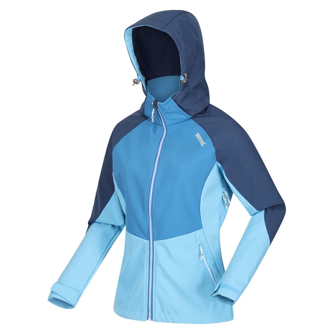 Geweldige Outdoors Kinder Hot Shot II Half Zip Fleece Hoodie (Blauw