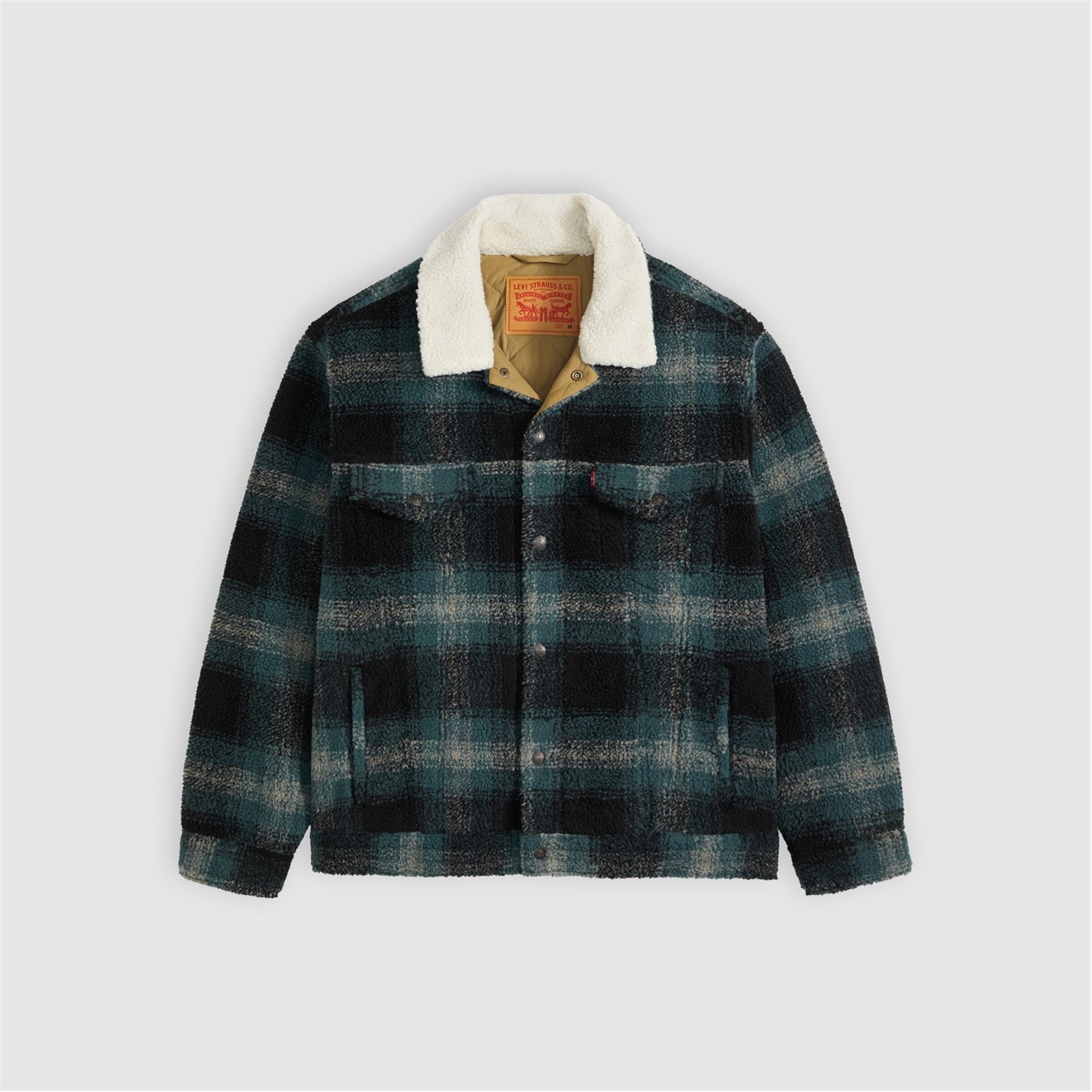 Levis Men's Levi's Denim Sherpa Relaxed Fit Jacket | SportsDirect