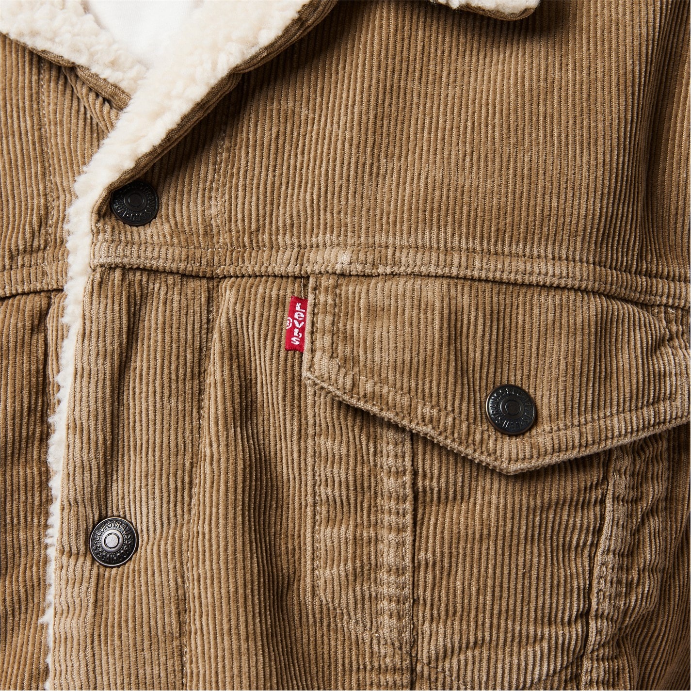 Levis Men's Levi's Denim Sherpa Relaxed Fit Jacket | SportsDirect
