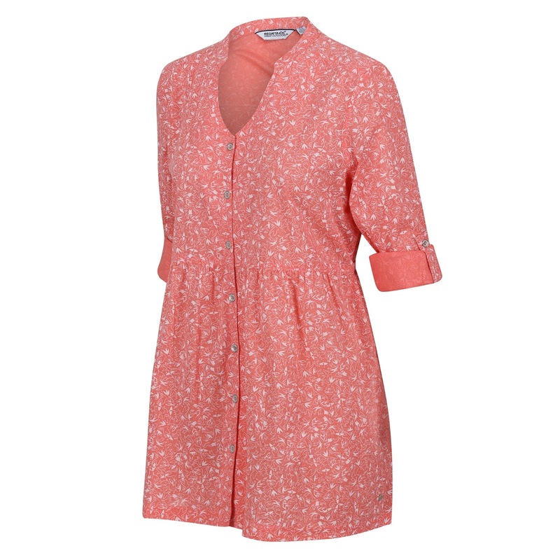 Regatta Fahari Dress – Abito Donna In Cotone Sostenibile Con Vita Regolabile E Tasche