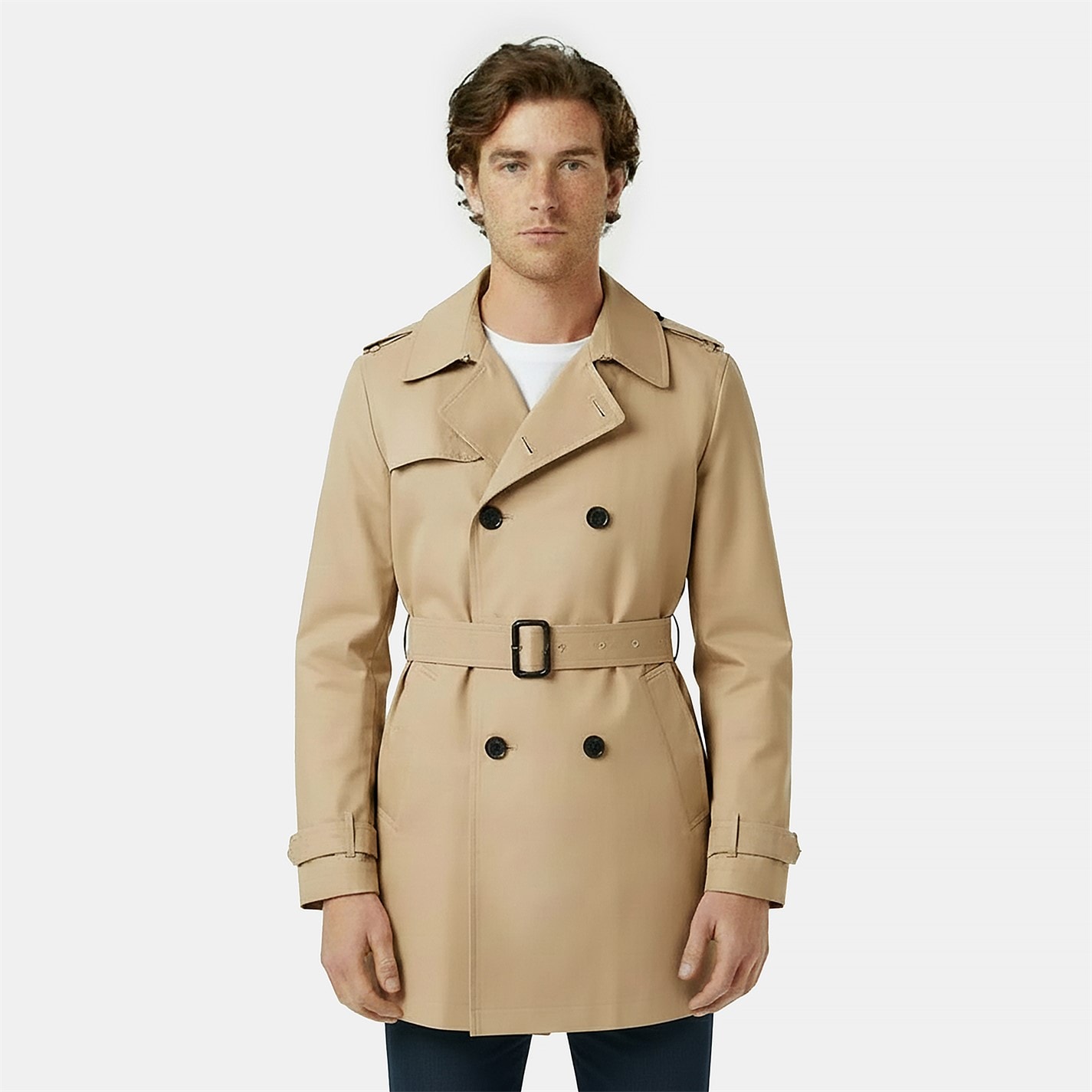 Jack Wills Men's Cotton Water Resistant Mid-Length Long Sleeve