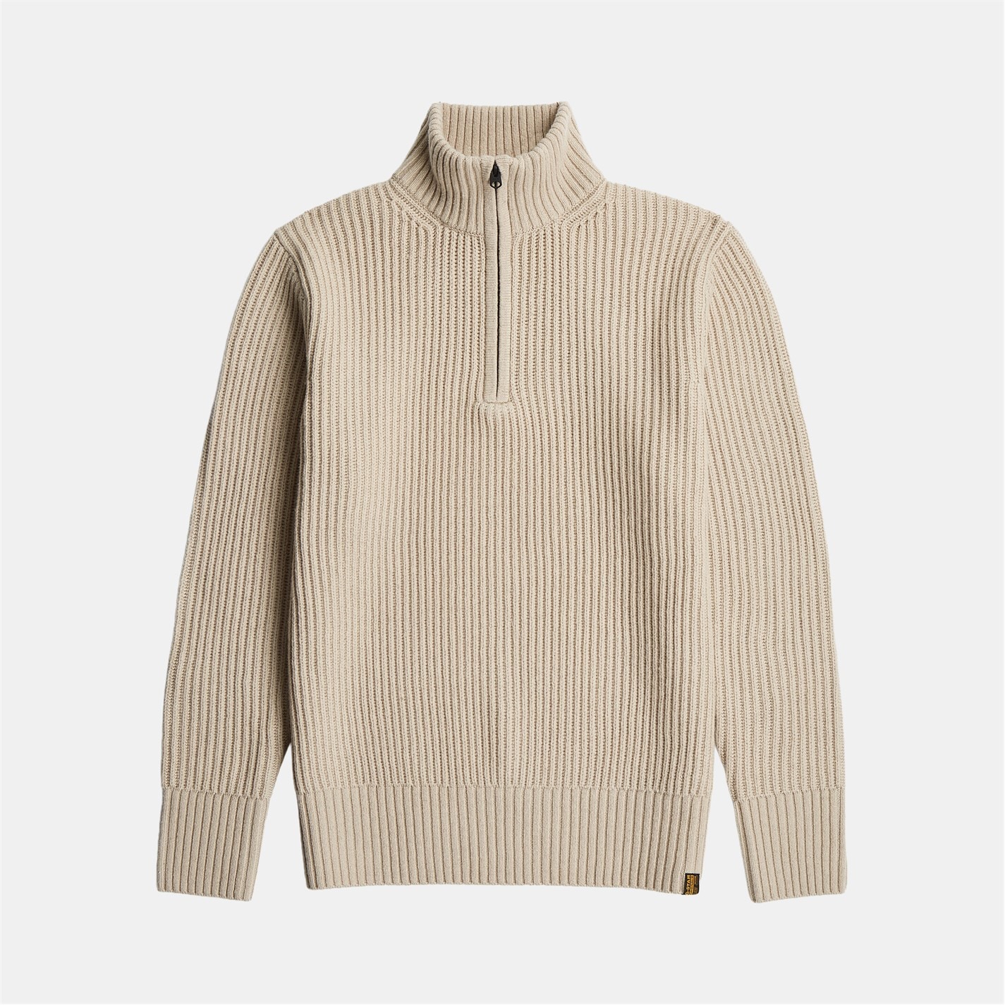 G Star Men's Chunky Quarter Zip Knitted Top | SportsDirect.com USA