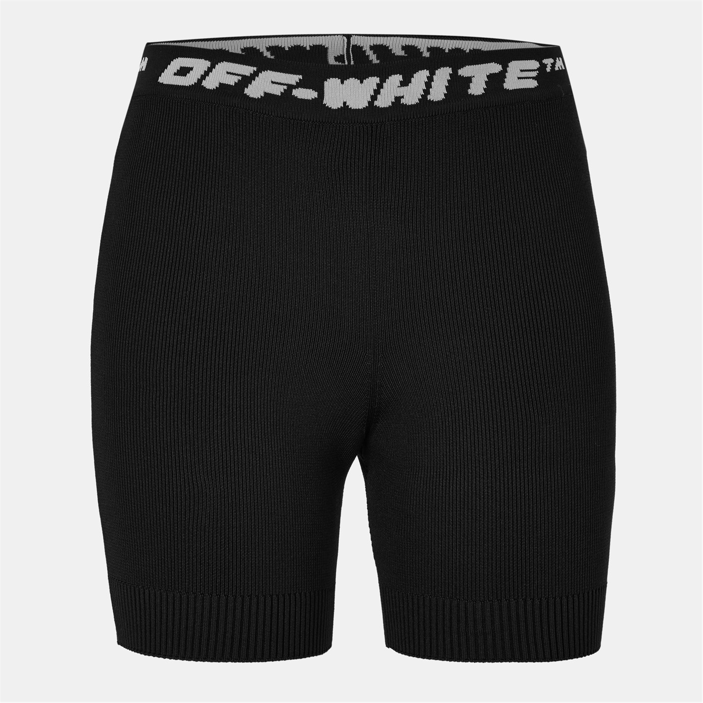 Off White Front Tuck Shorts