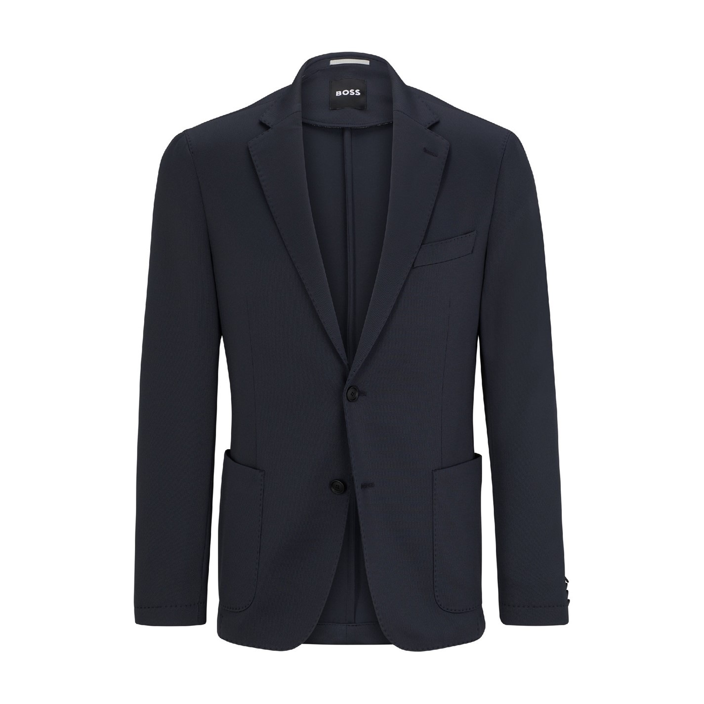 Boss | Men's Hanry Structured Formal Jacket | Dark Blue | SportsDirect.com
