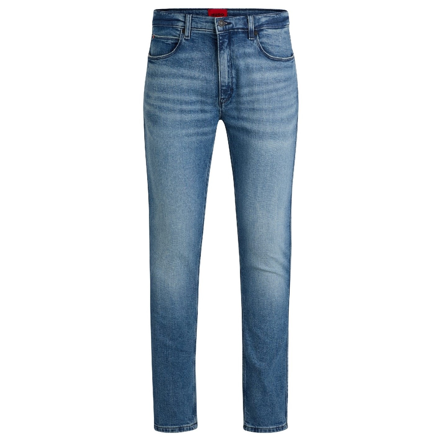 HUGO Uomini 734 Jeans Extra Slim in Denim Stretch Blu scuro