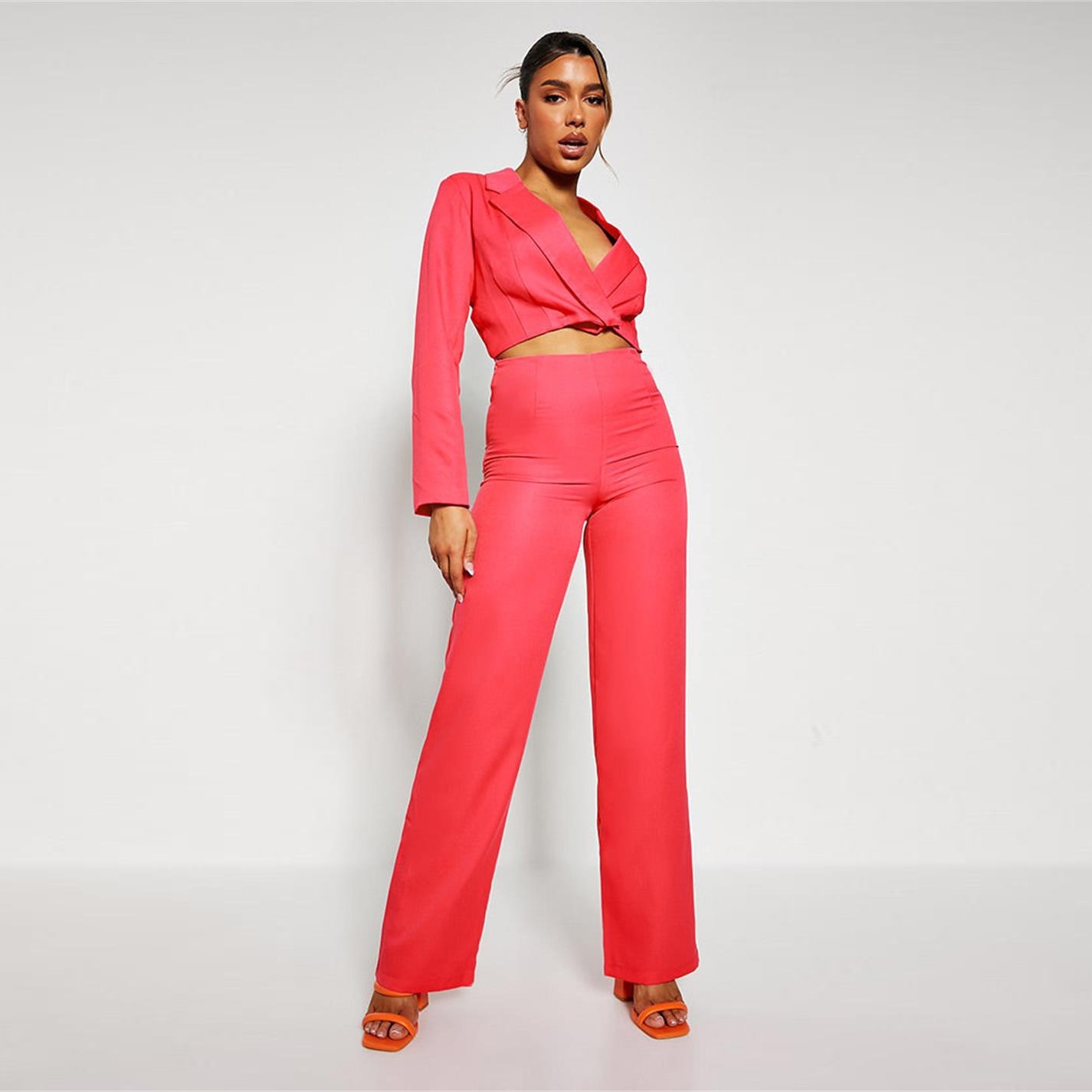 I Saw It First | Wide Leg Tailored Trousers | Wide Leg Trousers |  SportsDirect.com