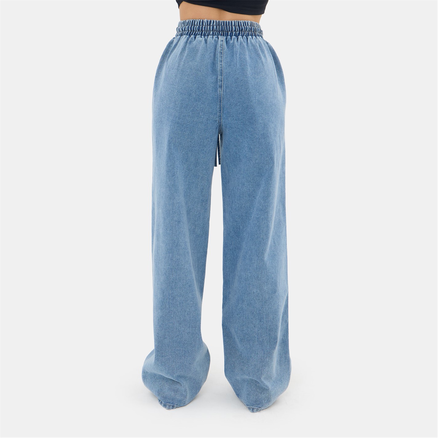 I Saw It First Pintuck Denim Jogger | SportsDirect.com USA