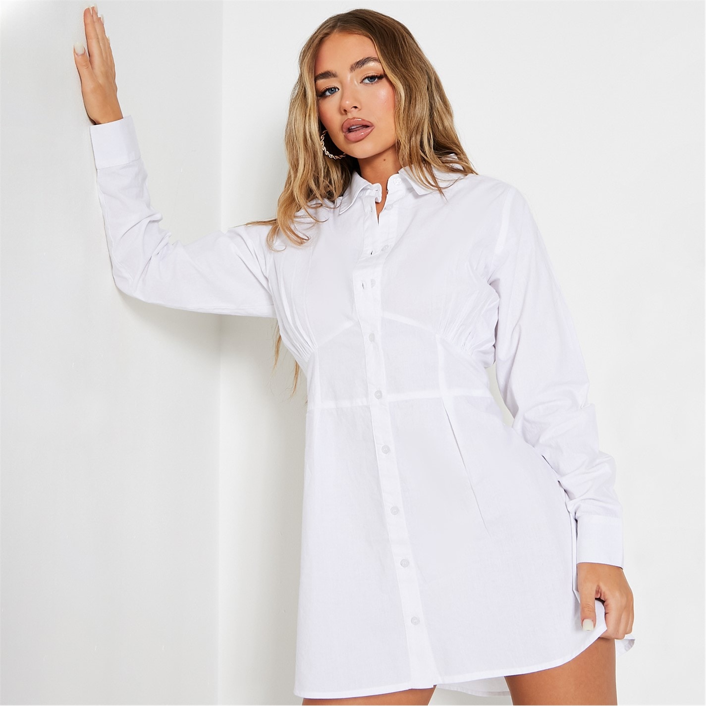 I Saw It First | Corset Detail Shirt Dress | Shirt Dresses |  SportsDirect.com