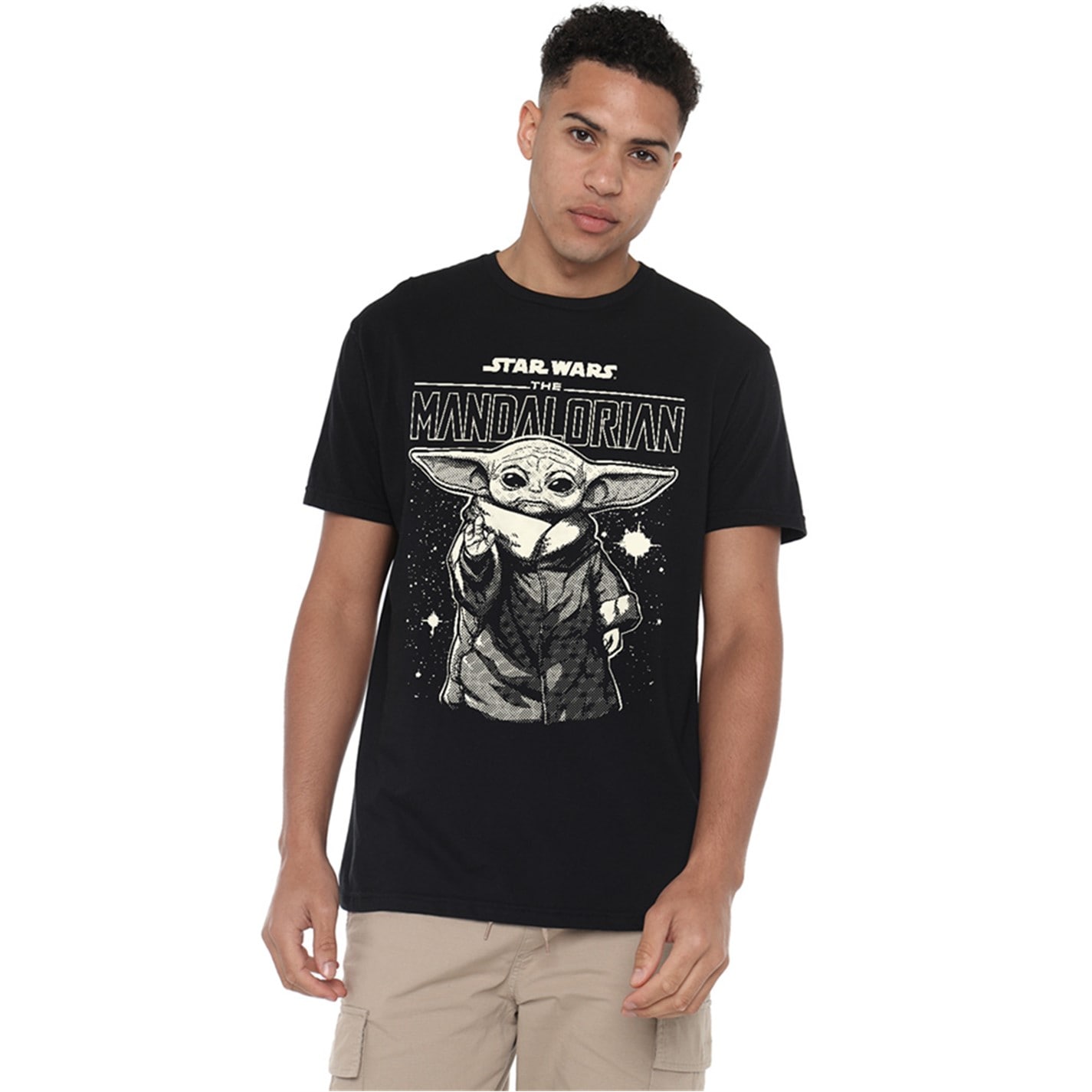 Star Wars | The Mandalorian Grogu In The Stars T-Shirt Black