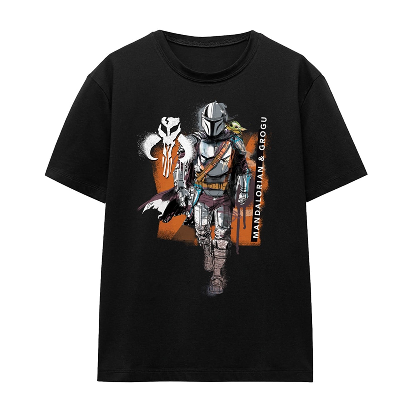 Star Wars | The Mandalorian Grogu Graffiti Spray Pair T-Shirt