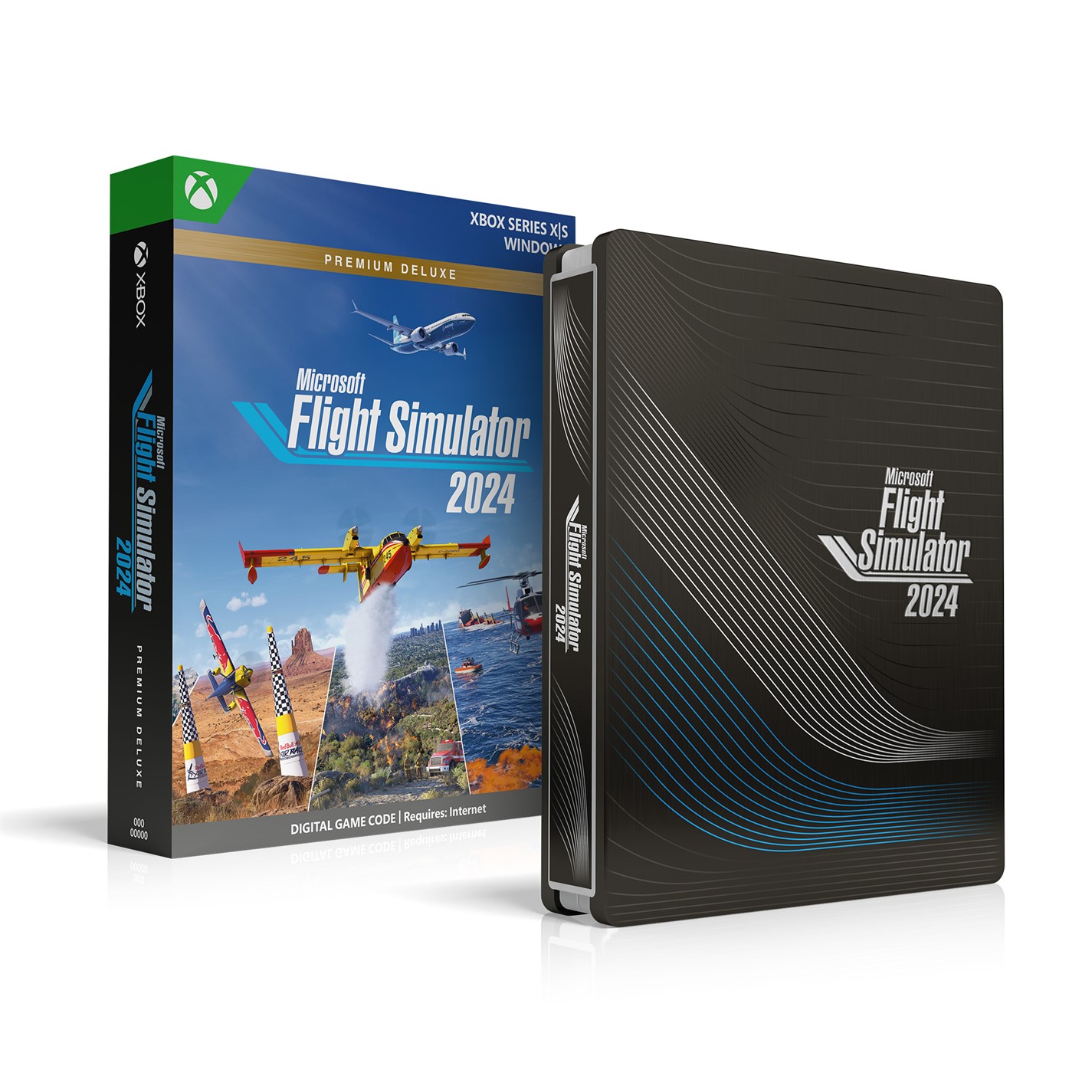 Microsoft Flight Simulator 2024 – Premium Deluxe SteelBook