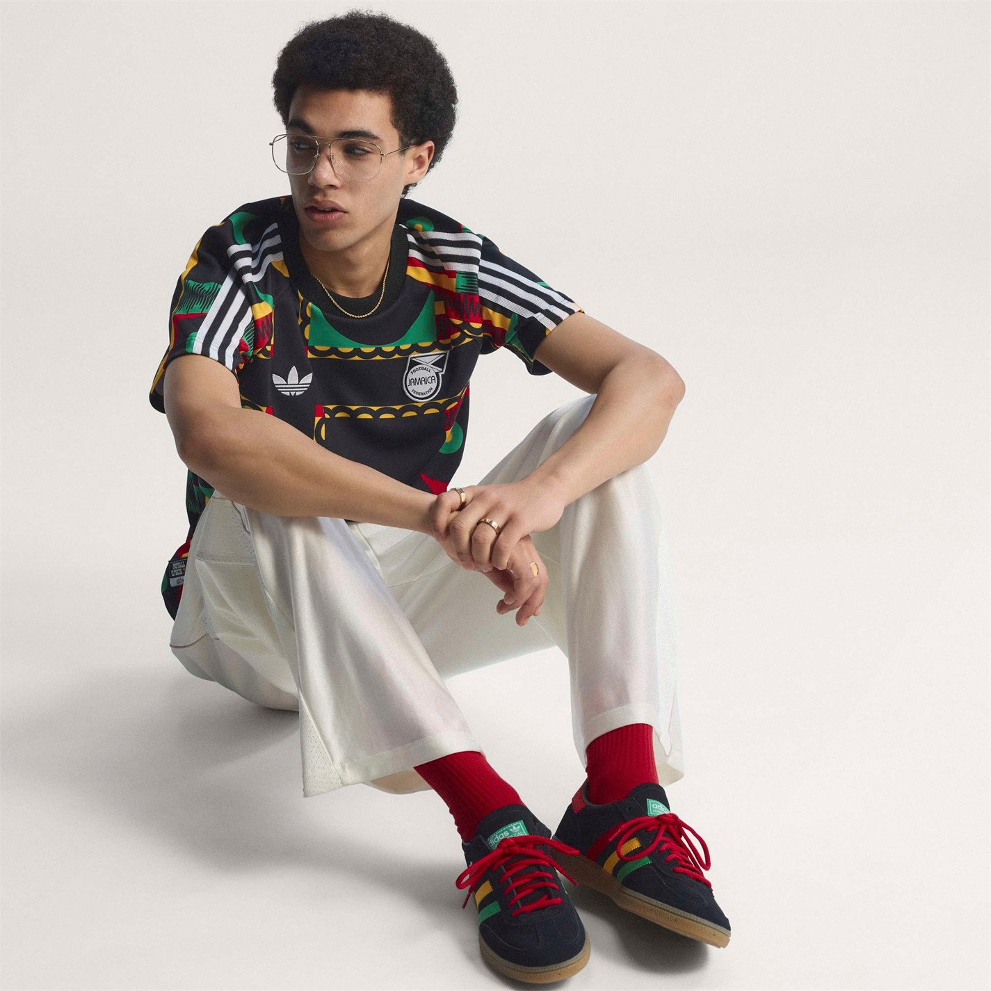 adidas | Mens Jamaica Originals T-Shirt | Black/Green | SportsDirect.com