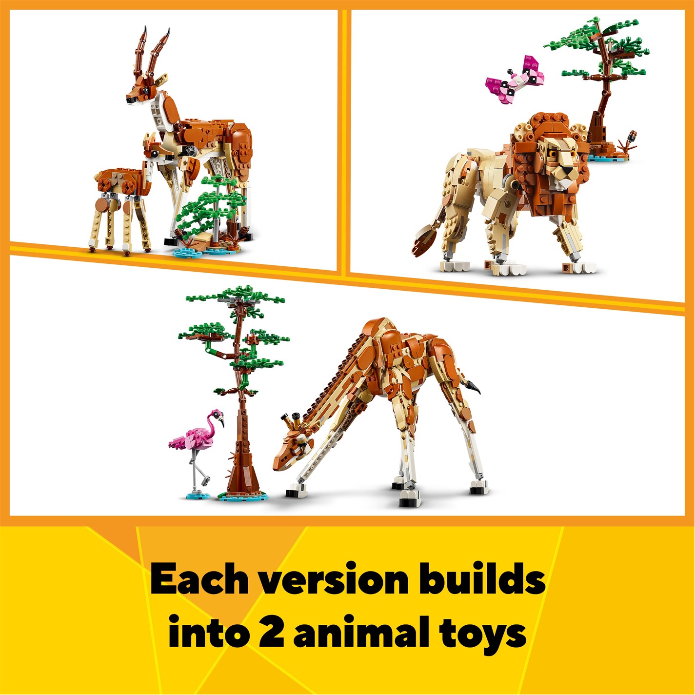 LEGO 31150 Wild Safari Animals | SportsDirect.com USA