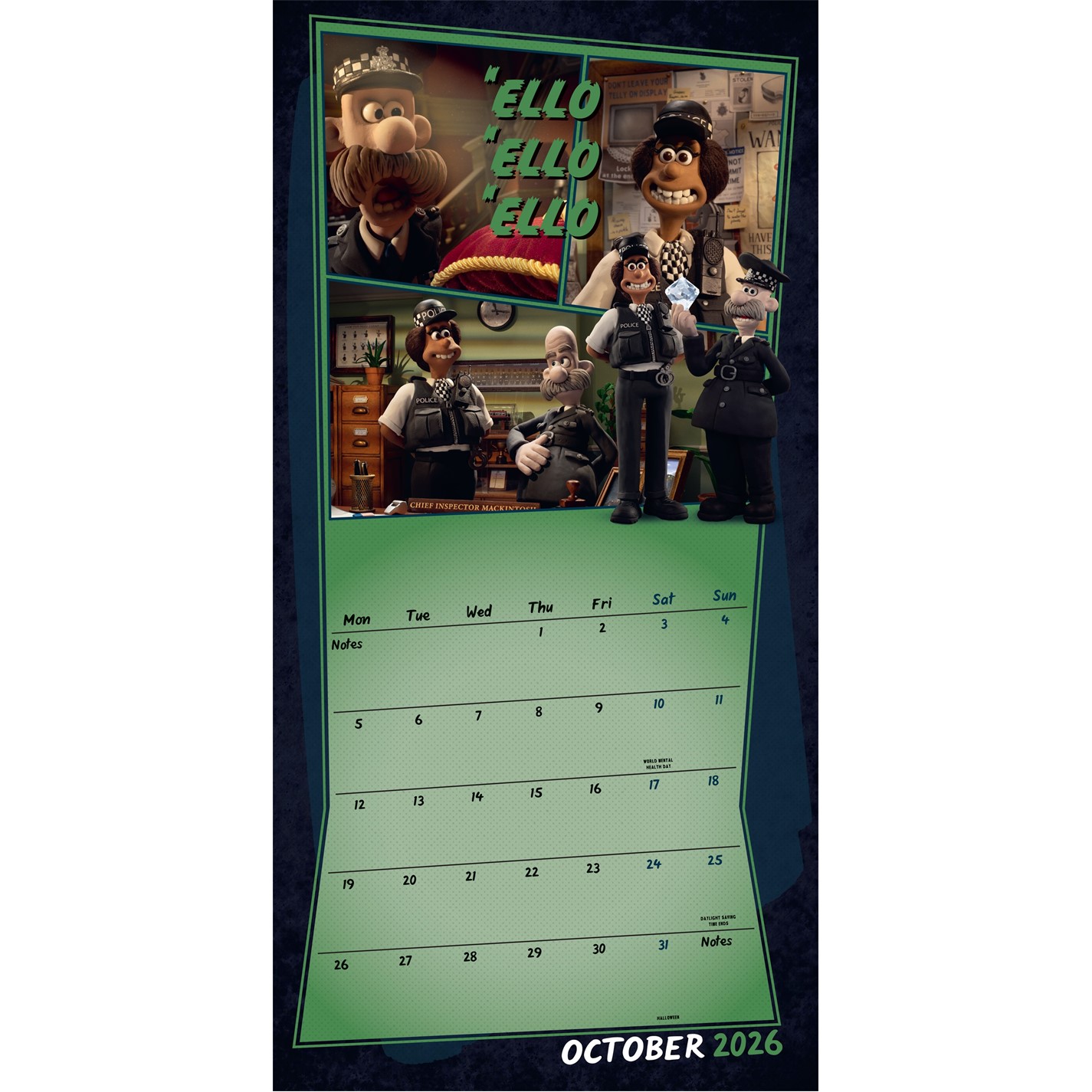 Wallace and Gromit | WALLACE AND GROMIT 2026 SQUARE CALENDAR | Multi ...