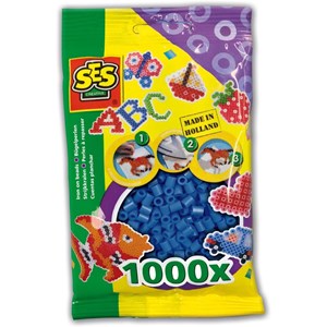 Perles à Repasser Pailletées SES Creative - Lot De 1000 Perles Mélangées Colors Et Paillettes - Activité Manuelle Enfants, Création Motifs, Sans PVC