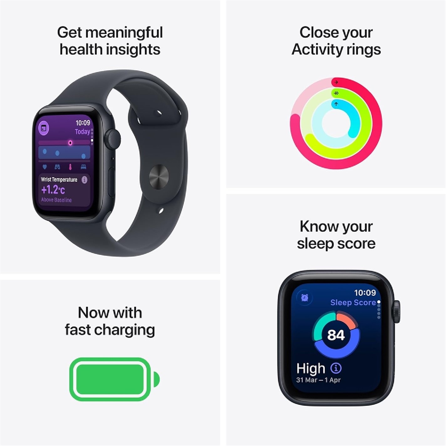 Apple | Watch SE 3 GPS 40mm Aluminium Case With Sport Band | Smart