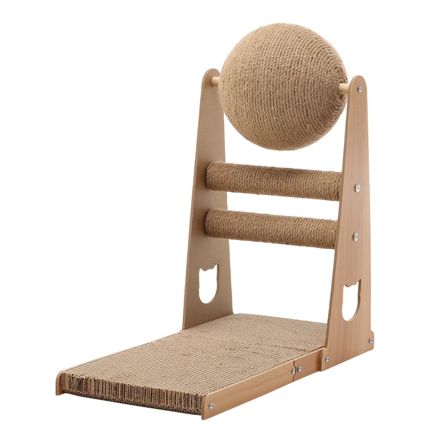 thumbnail image 2 of Kitten Sisal Rope Post Scratching Wine Bottle Shape Toy For Track Toy Scratcher Protect Your Furniture 2 of 10