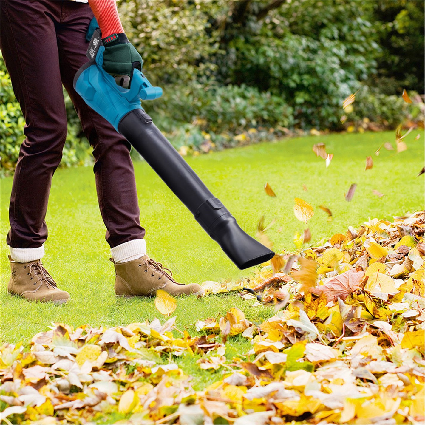 Vortex Turbo Jet V2.0 Turbo Jet Double-Blow V2.0 Cordless Leaf Blower - 200 MPH 130,000 RPM For Dewalt/Milwaukee/Makita 200 MPH Leaf Blower
