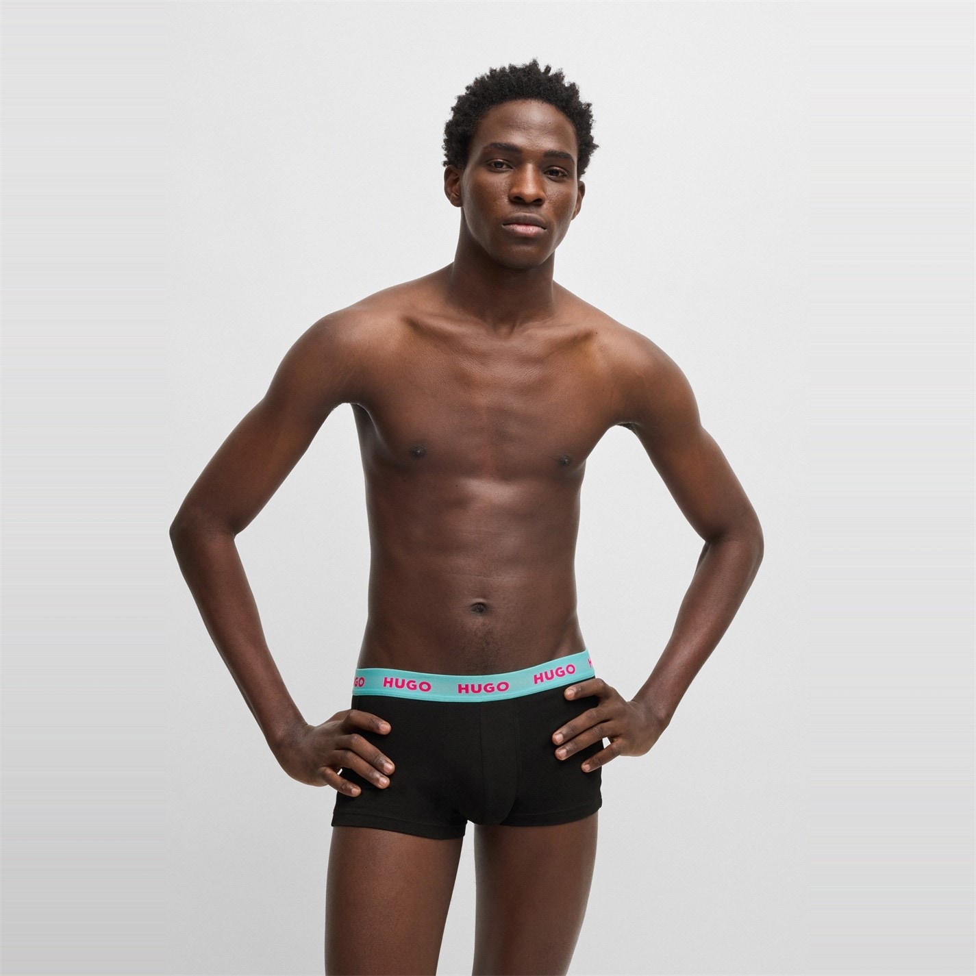 BOSS HUGO Men's 3-Pk. Stretch Trunks - Macy's