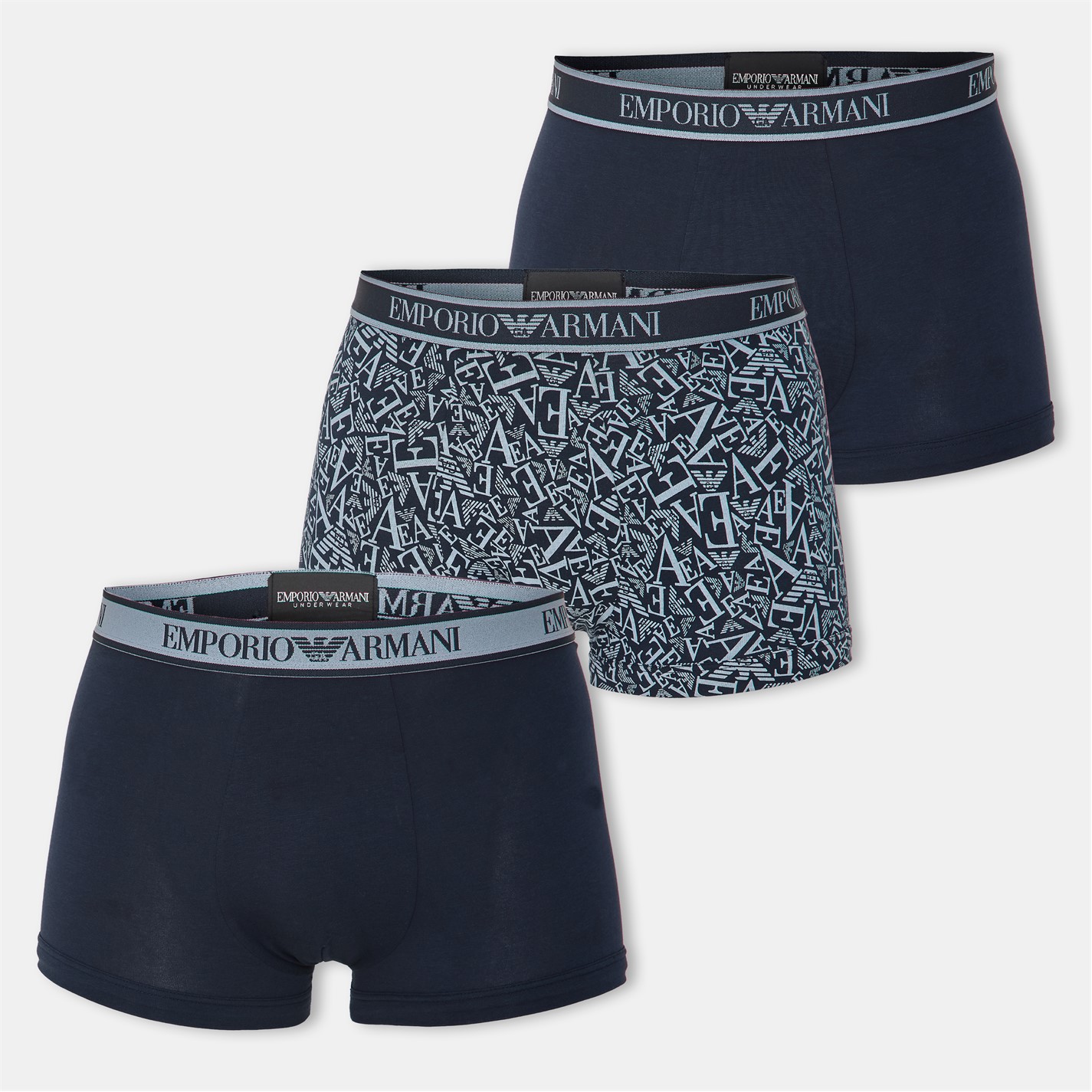 EMPORIO ARMANI Core 3 Pack Boxer Shorts | SportsDirect.com USA