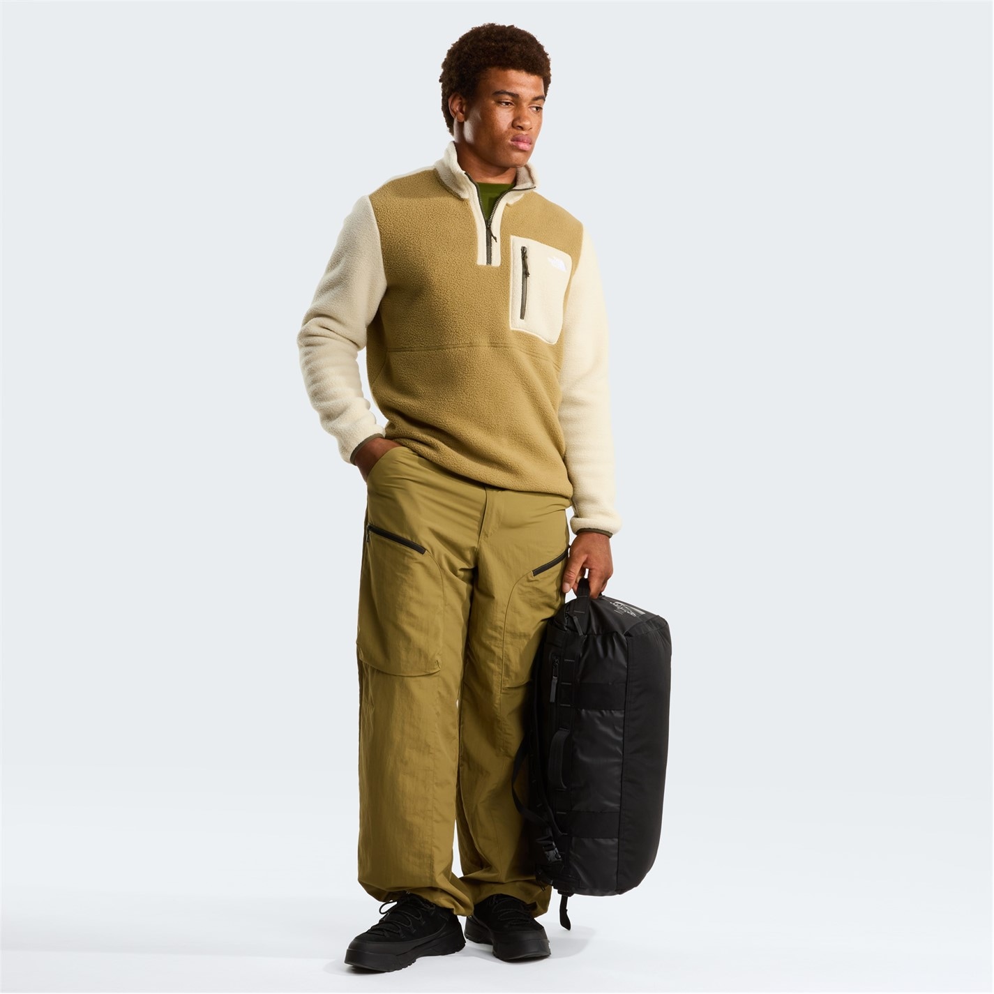 Jacquemes ノースリーブ The North Face YUMIORI ZIP - Fleece jumper - mushroom grey/gravel
