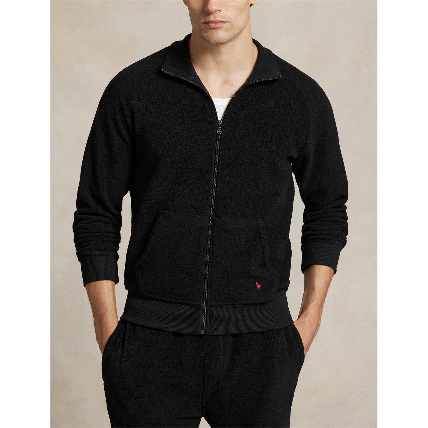 Polo Ralph Lauren | Lounge Full-Zip Mock Neck Top | Full Zip
