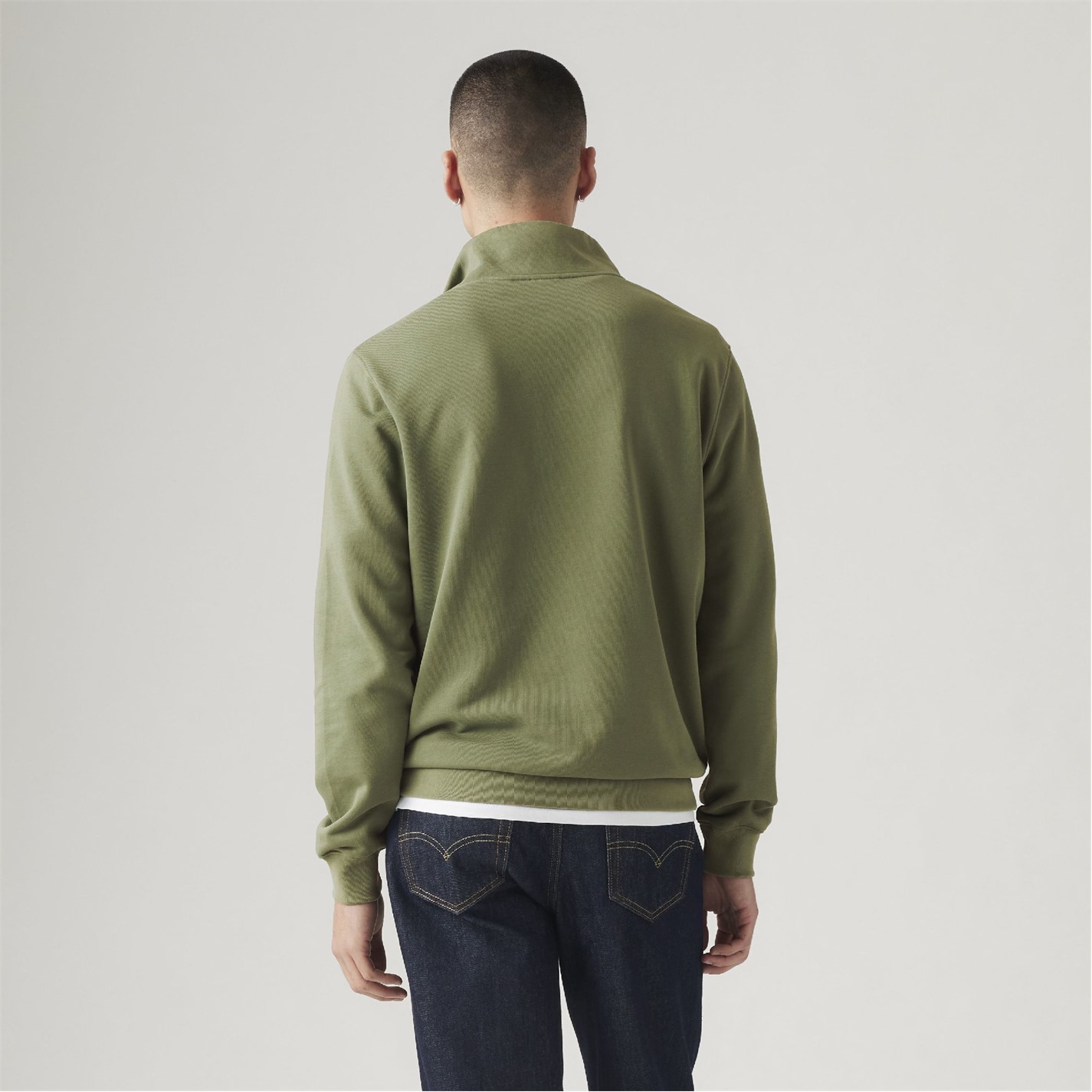 Levis Levis Original Hm 1/4 Zip Moss Olive | SportsDirect.com USA