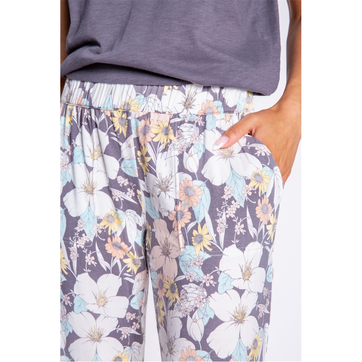 PJ Salvage Fresh & Fruity Bandpant - Fern Green