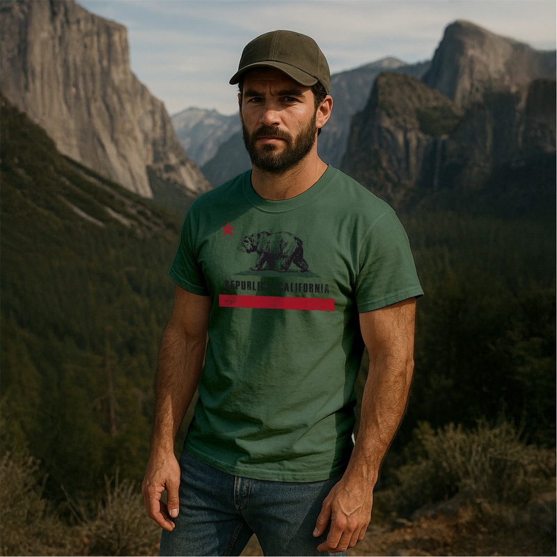 REPUBLIC OF CALIFORNIA T-Shirt Donna 'Raclette Is My Religion' Rosa, Taglia L, Ufficiale