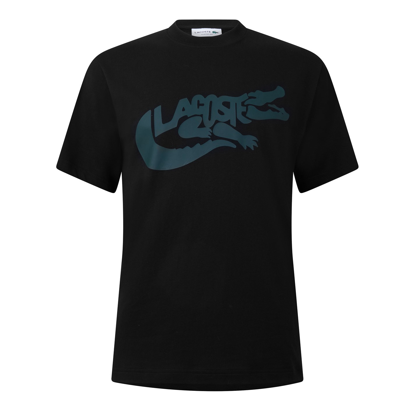 Lacoste Men's Script Croc Cotton Short-Sleeve T-Shirt