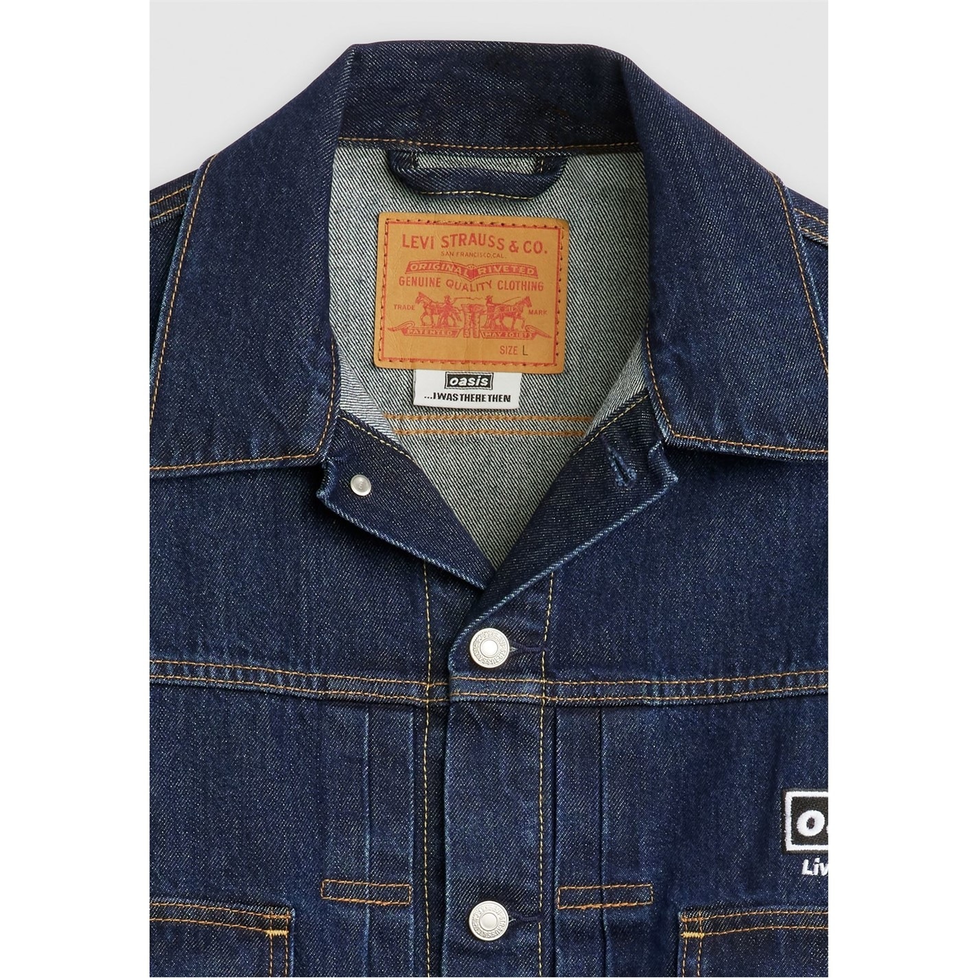 Levis Men's Oasis Type 2 Long Sleeve Denim Jacket | SportsDirect
