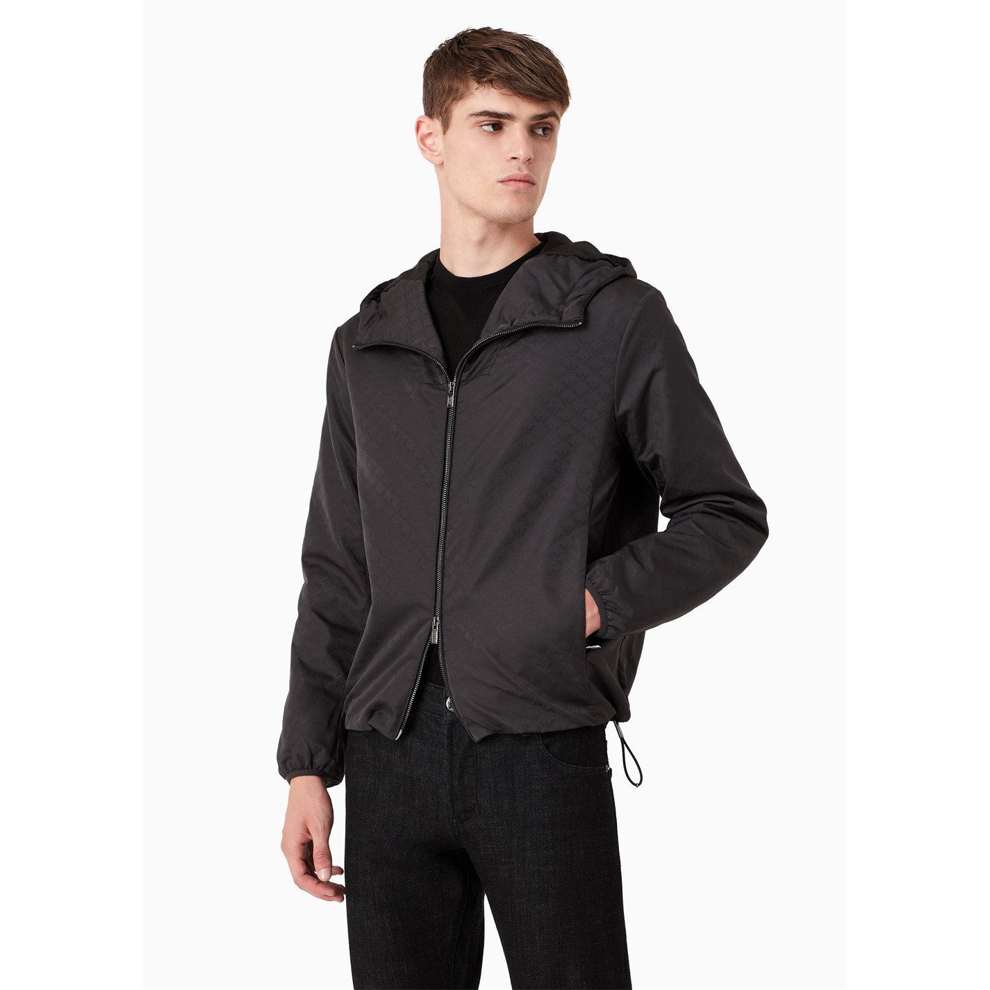 EMPORIO ARMANI | Men's All Over Print Water Resistant Windproof