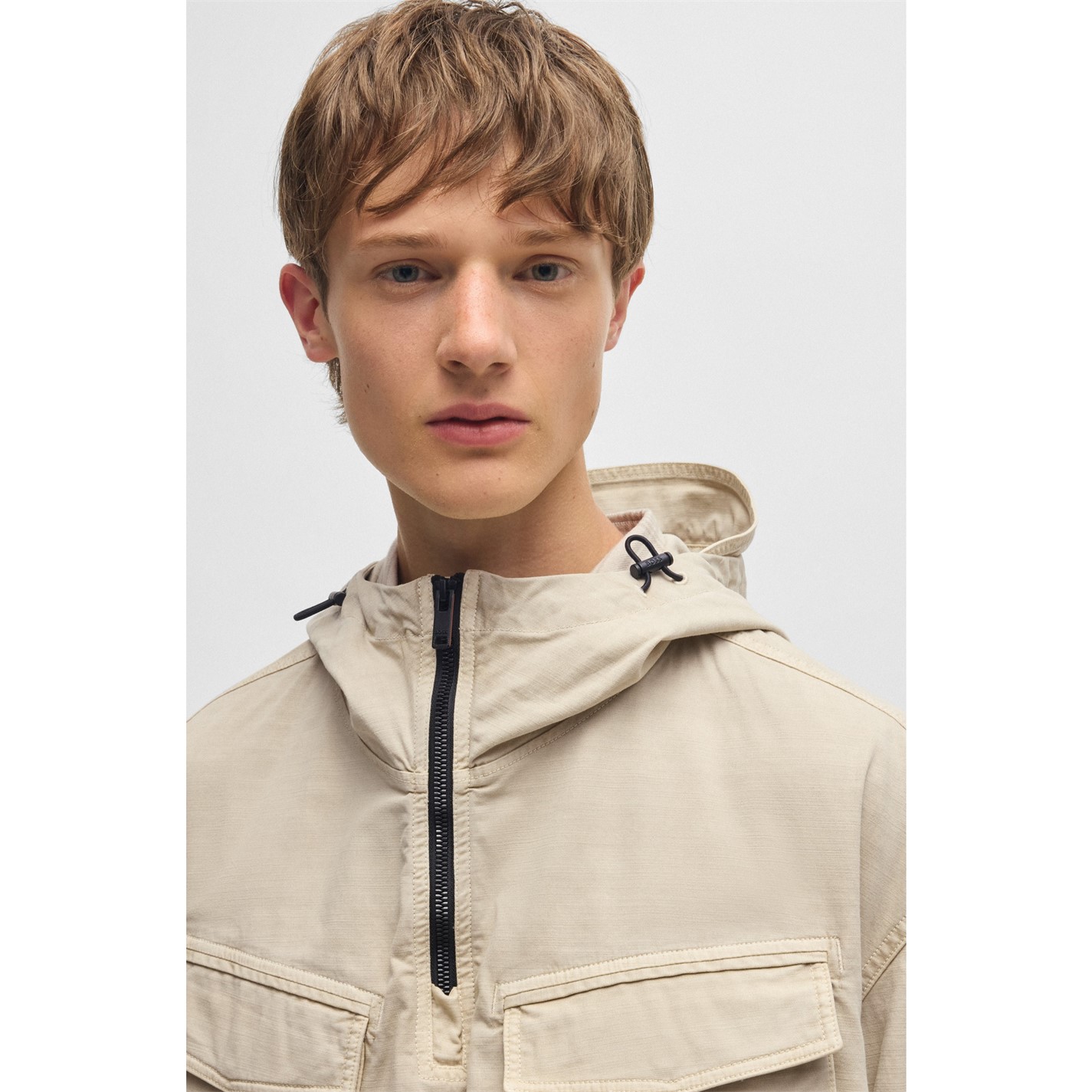 Boss | Men's Berge Oversized T-Shirt | Men | Light Beige 271 - View #12