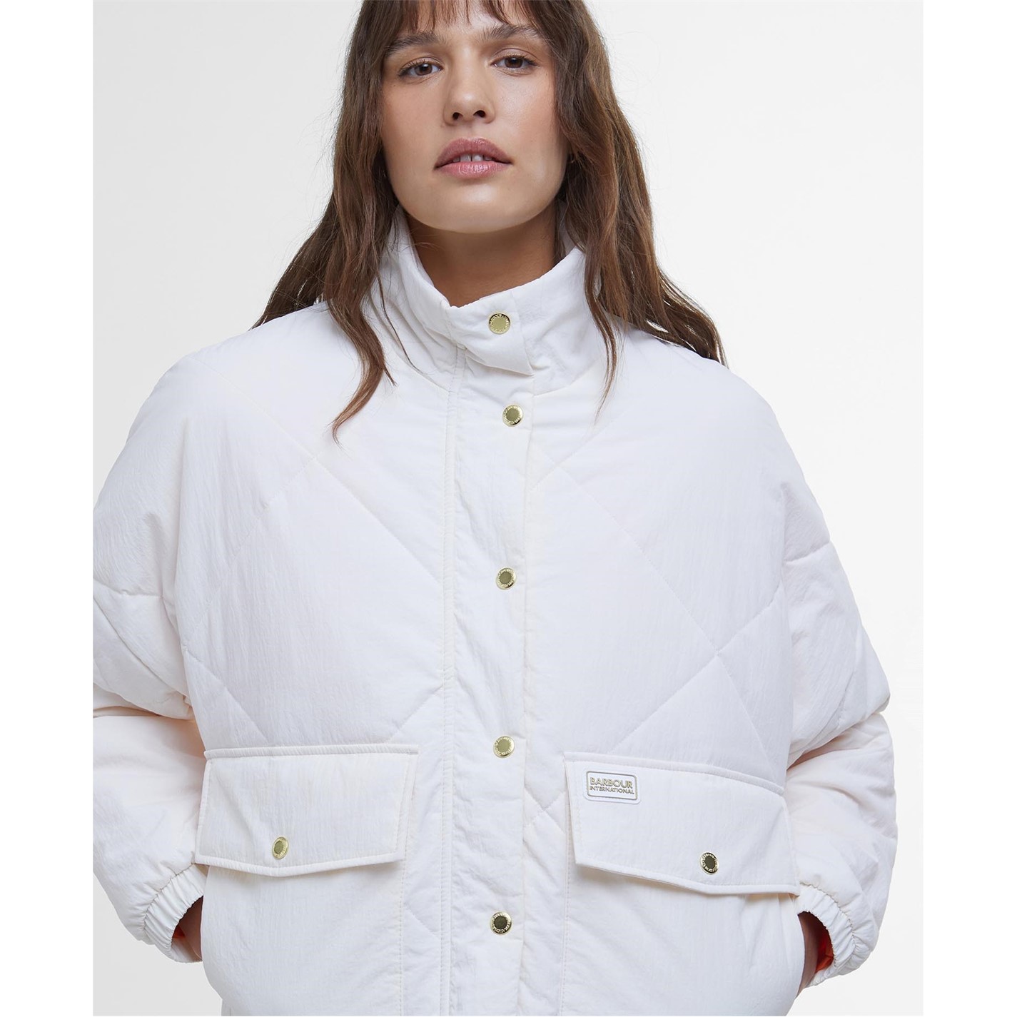 Barbour International | Women's Zola Long Sleeve Stand Collar