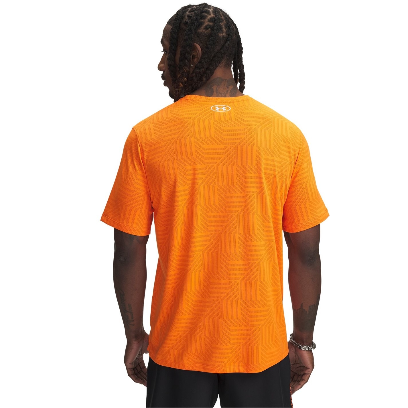 T-shirt Under Armour Tech Vent Geotessa - Gris/Orange