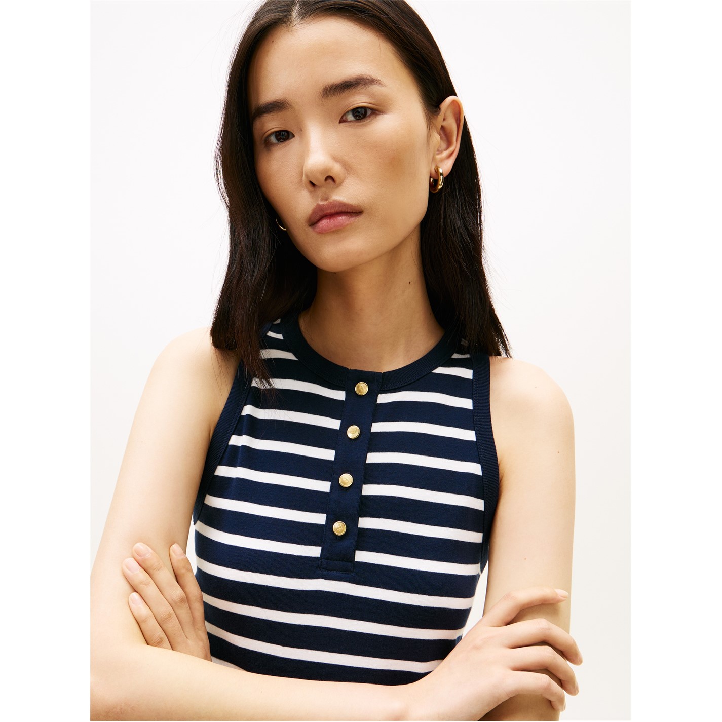 chinese dress ladies Tommy Hilfiger Women's Dress Fit and Flare,Black/Whitecap,2 at Amazon  Women's Clothing store