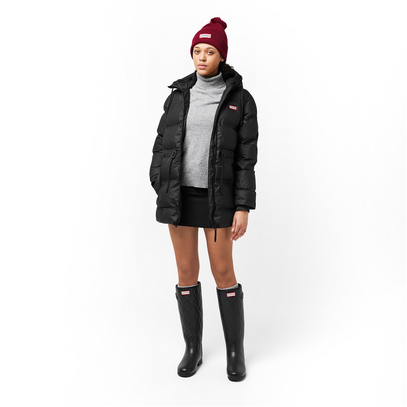 Hunter Women's Sonic Waterproof Short Puffer Jacket | SportsDirect