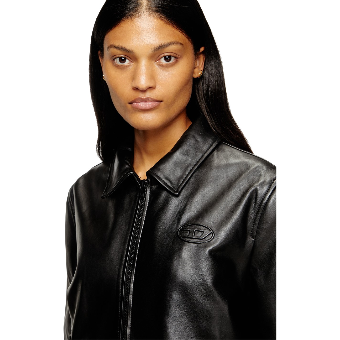 DAISY LIN ディジーリン極美品Flare Jacket (Black) DIESEL | Women's Leather Jacket | 9Xx | SportsDirect.com