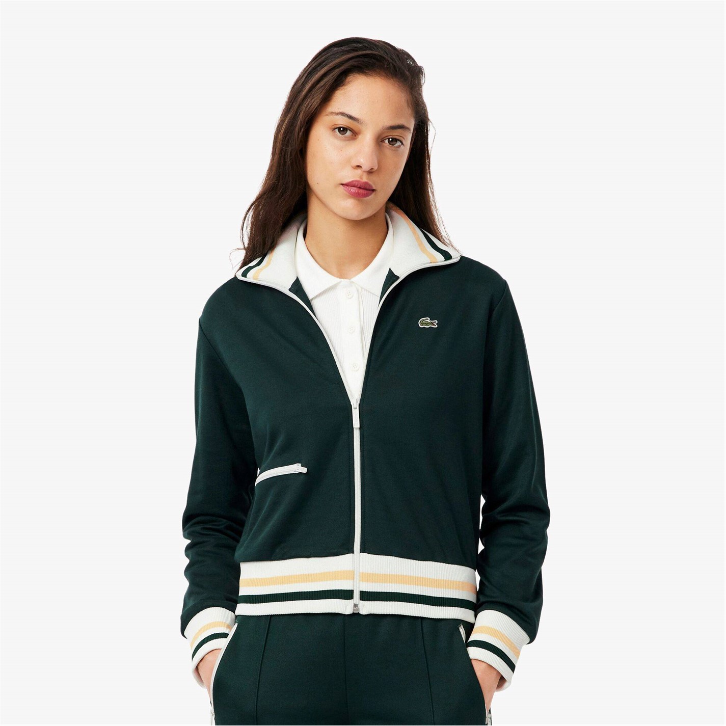Lacoste Women's Breathable Tracksuit Top | SportsDirect.com USA