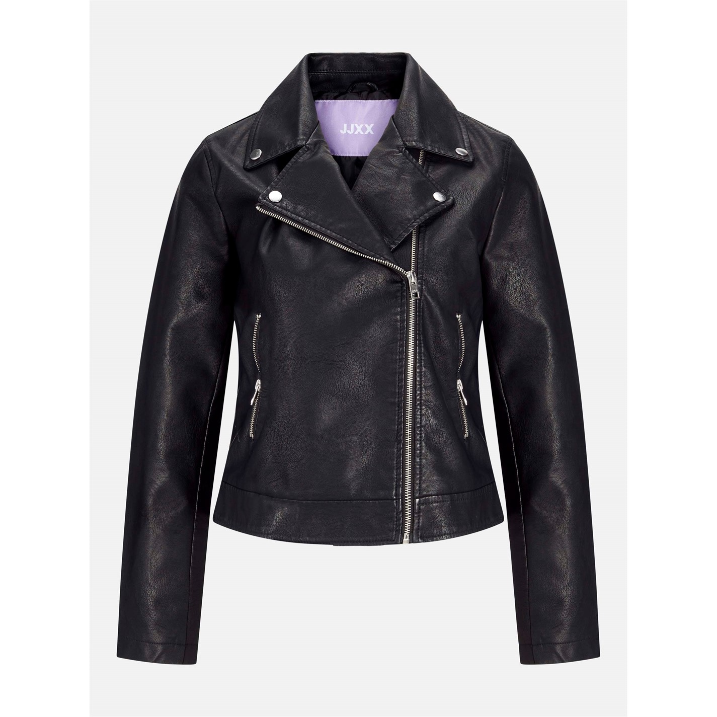 JJXX Jxmary Blazer Donna In Similpelle – Foderato, Con Tasche A Patella, Stile Elegante